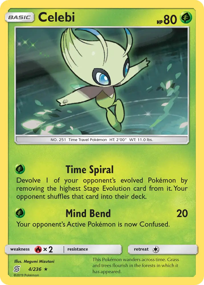 Celebi (4/236) [Sun & Moon: Unified Minds] - Pokemon Single