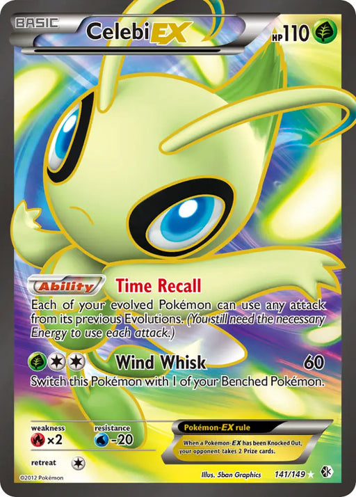 Celebi EX (141/149) [Black & White: Boundaries Crossed] - Pokemon Single