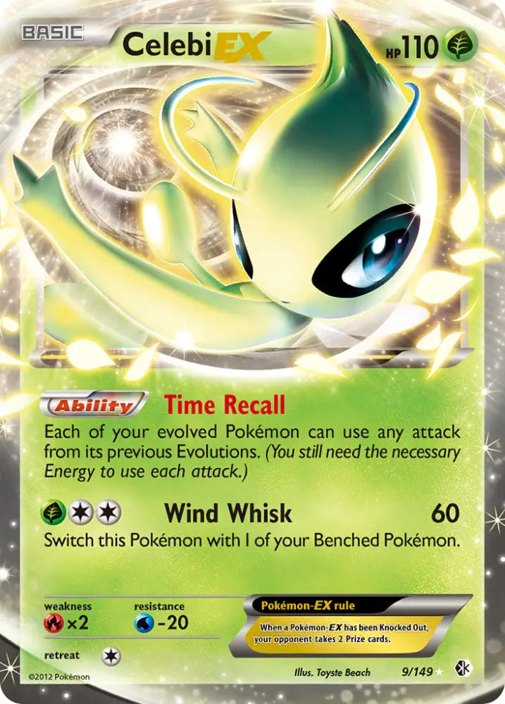 Celebi EX (9/149) [Black & White: Boundaries Crossed] - Pokemon Single