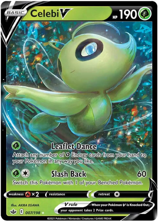 Celebi V (007/198) [Sword & Shield: Chilling Reign] - Pokemon Single