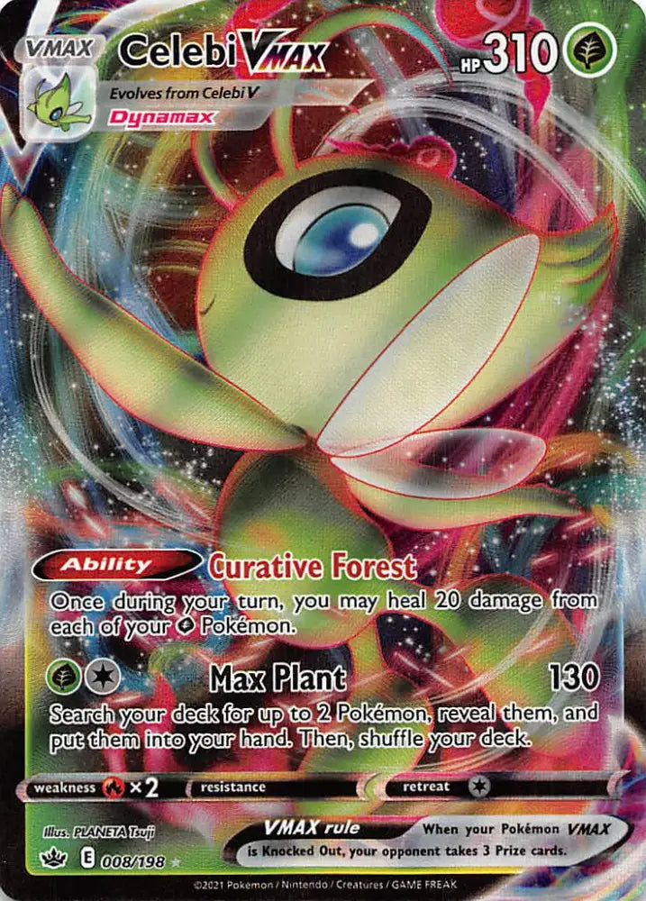 Celebi VMAX (008/198) [Sword & Shield: Chilling Reign] - Pokemon Single
