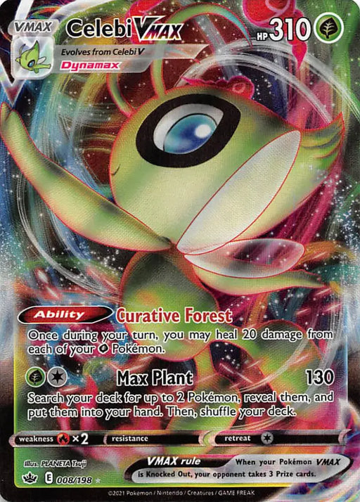 Celebi VMAX (008/198) [Sword & Shield: Chilling Reign] - Pokemon Single