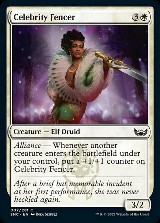 Celebrity Fencer [Streets of New Capenna] - MTG Single