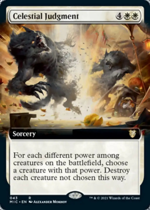 Celestial Judgment (Extended Art) [Innistrad: Midnight Hunt Commander] - MTG Single