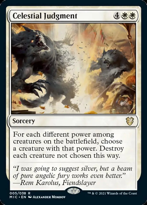 Celestial Judgment [Innistrad: Midnight Hunt Commander] - MTG Single