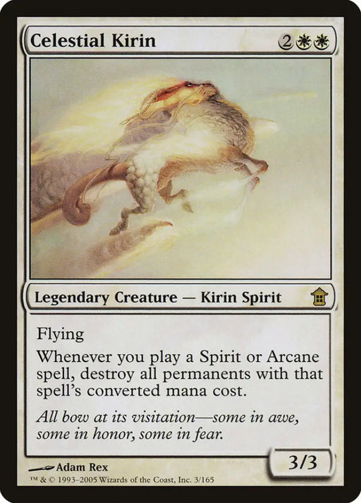 Celestial Kirin [Saviors of Kamigawa] - MTG Single