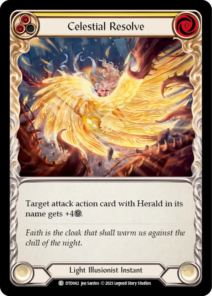 Celestial Resolve (Yellow) [Dusk Till Dawn] - Flesh And Blood Single