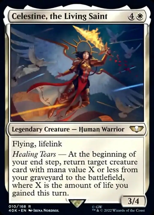 Celestine the Living Saint [Warhammer 40,000] - MTG Single