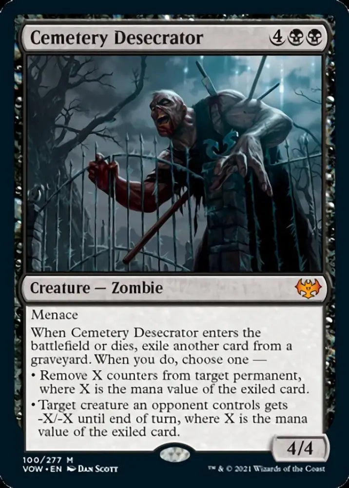 Cemetery Desecrator [Innistrad: Crimson Vow] - MTG Single