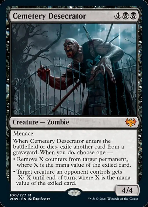 Cemetery Desecrator [Innistrad: Crimson Vow] - MTG Single