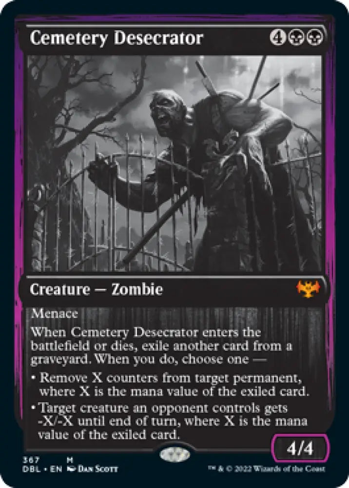 Cemetery Desecrator [Innistrad: Double Feature] - MTG Single