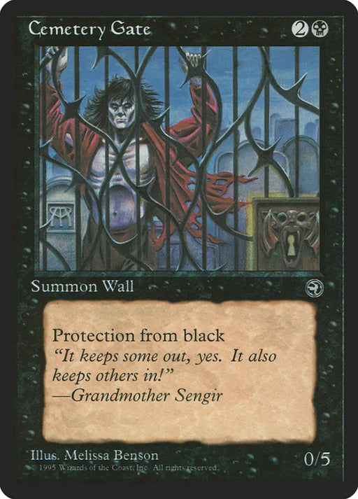 Cemetery Gate (Grandmother Sengir Flavor Text) [Homelands] - MTG Single