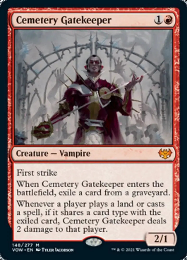 Cemetery Gatekeeper [Innistrad: Crimson Vow] - MTG Single