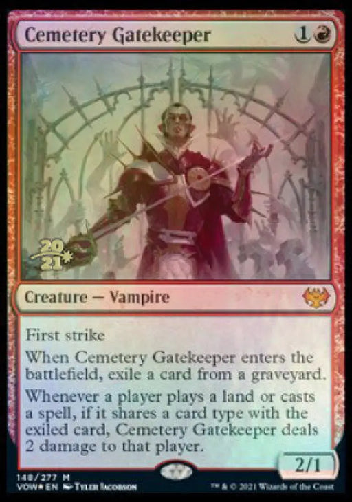 Cemetery Gatekeeper [Innistrad: Crimson Vow Prerelease Promos] - MTG Single
