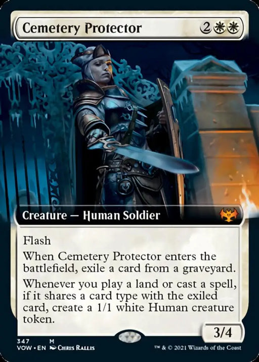 Cemetery Protector (Extended Art) [Innistrad: Crimson Vow] - MTG Single