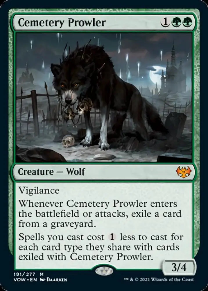 Cemetery Prowler [Innistrad: Crimson Vow] - MTG Single