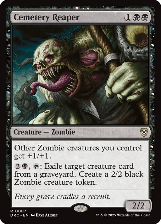 Cemetery Reaper [Aetherdrift Commander] - MTG Single