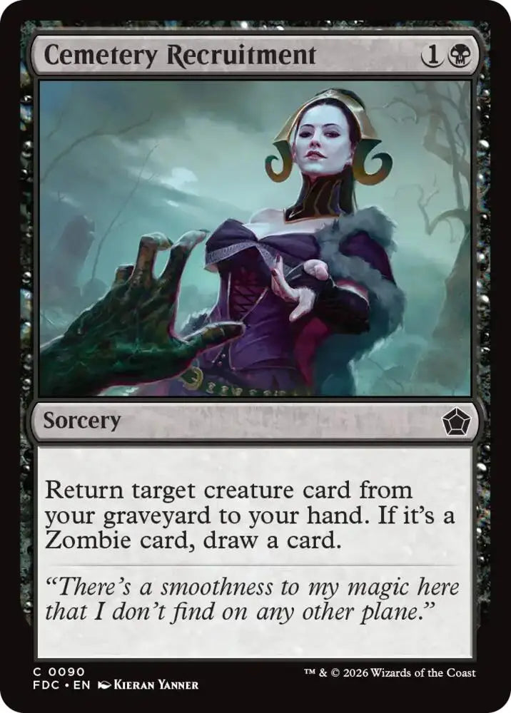 Cemetery Recruitment (90) [Foundations Commander]