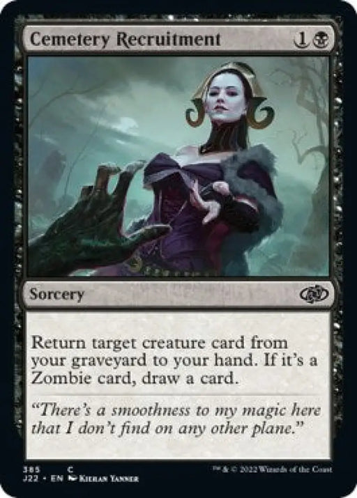 Cemetery Recruitment [Jumpstart 2022] - MTG Single