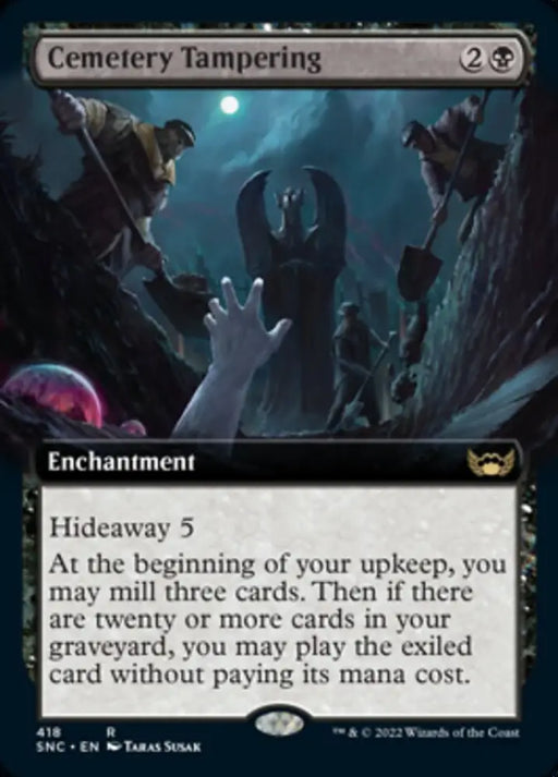 Cemetery Tampering (Extended Art) [Streets of New Capenna] - MTG Single