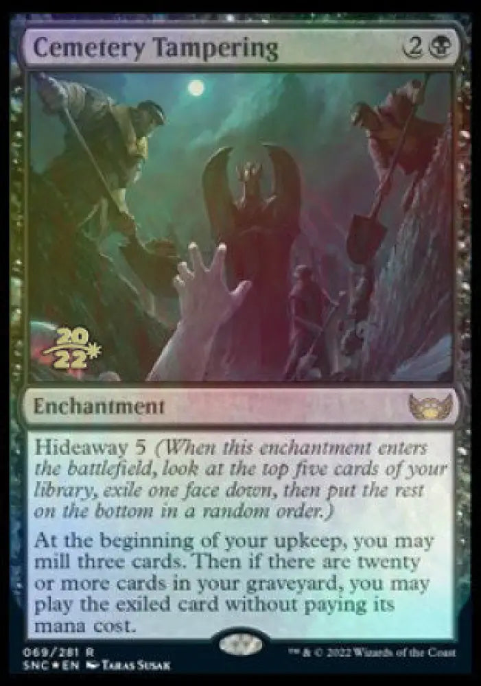 Cemetery Tampering [Streets of New Capenna Prerelease Promos] - MTG Single