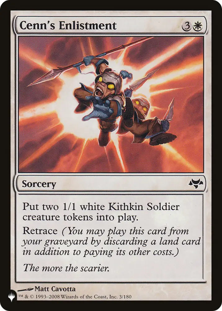 Cenn’s Enlistment [The List] - MTG Single