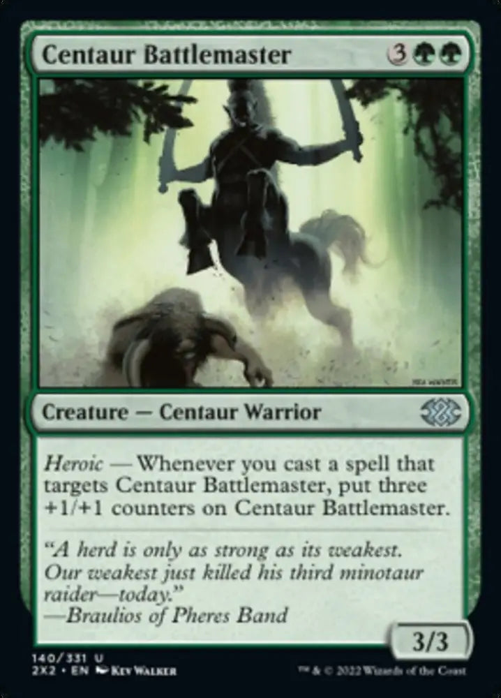 Centaur Battlemaster [Double Masters 2022] - MTG Single