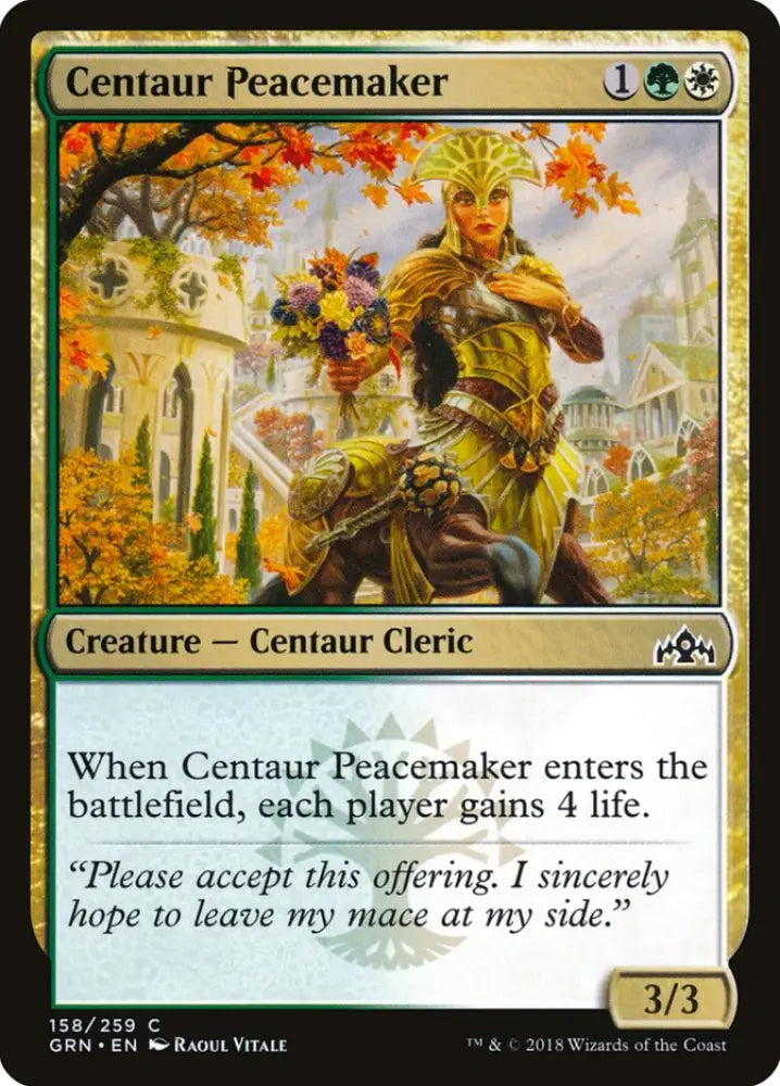 Centaur Peacemaker [Guilds of Ravnica] - MTG Single
