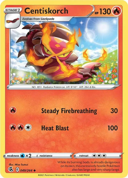 Centiskorch (049/264) [Sword & Shield: Fusion Strike] - Pokemon Single