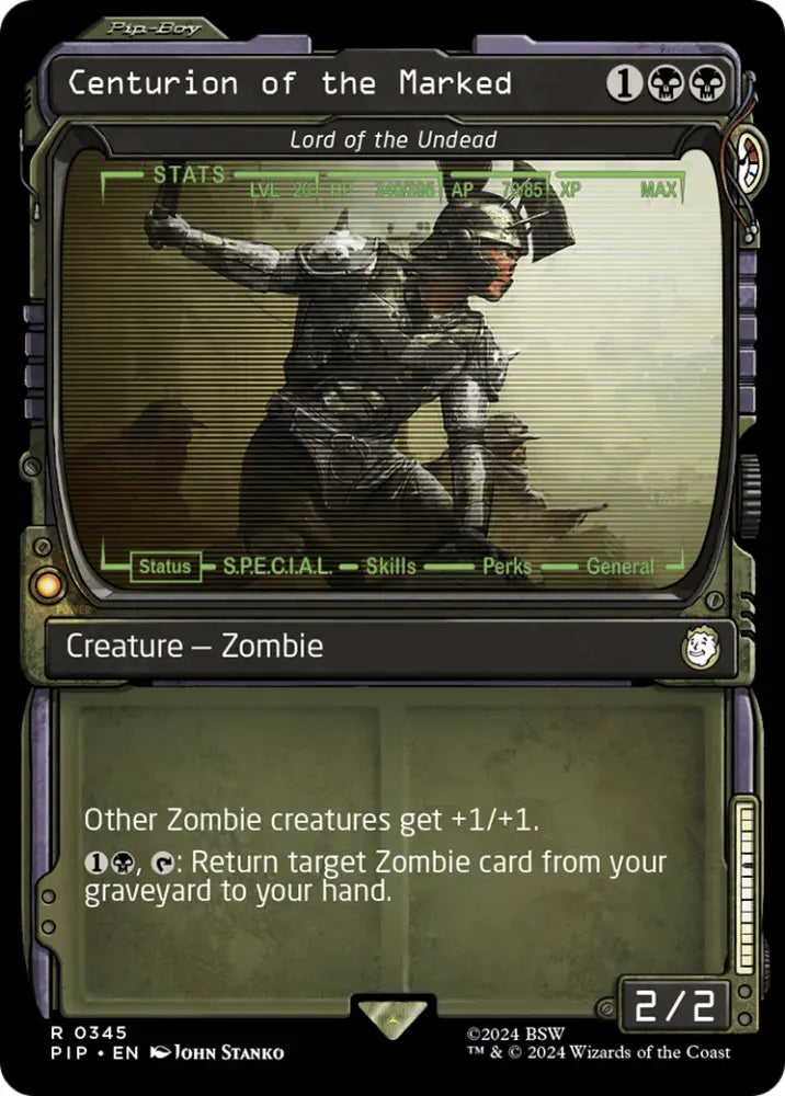 Centurion of the Marked - Lord of the Undead (Showcase) [Fallout] - MTG Single