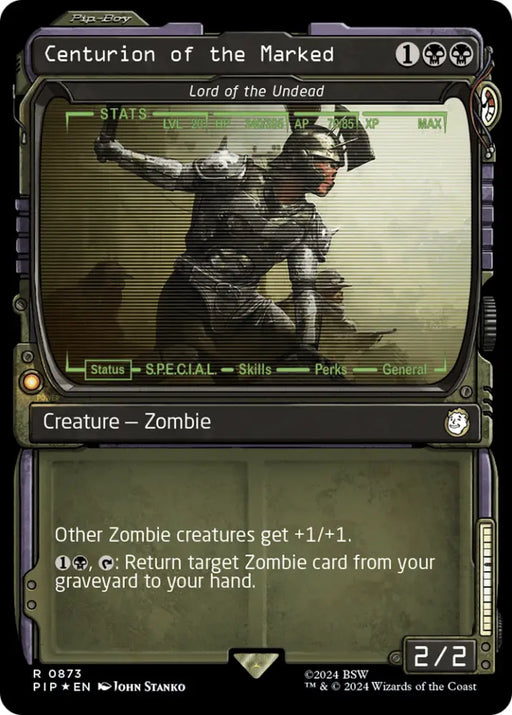 Centurion of the Marked - Lord of the Undead (Showcase) (Surge Foil) [Fallout] - MTG Single