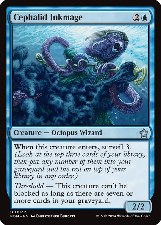 Cephalid Inkmage [Foundations] - MTG Single