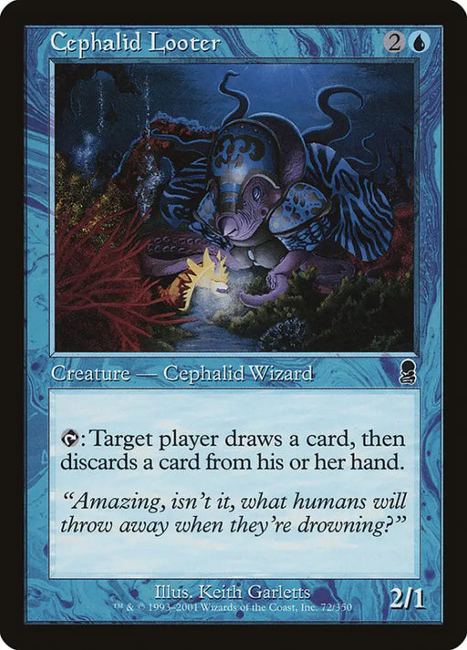 Cephalid Looter (Misprinted) [Odyssey] - MTG Single
