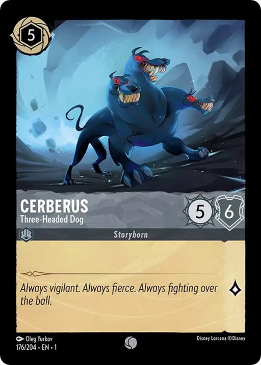 Cerberus - Three-Headed Dog (176/204) [The First Chapter] - Lorcana Single