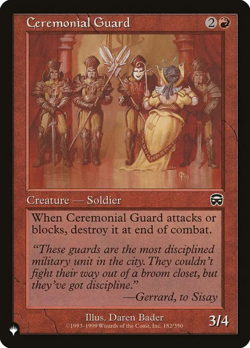 Ceremonial Guard [The List] - MTG Single