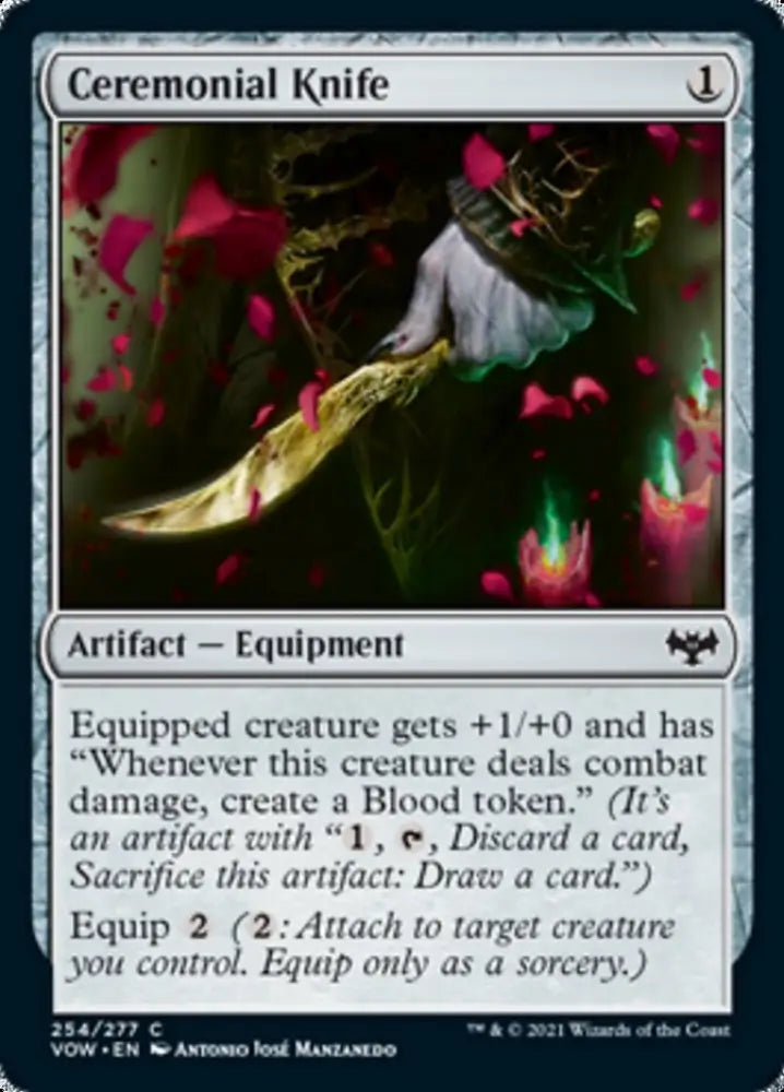Ceremonial Knife [Innistrad: Crimson Vow] - MTG Single