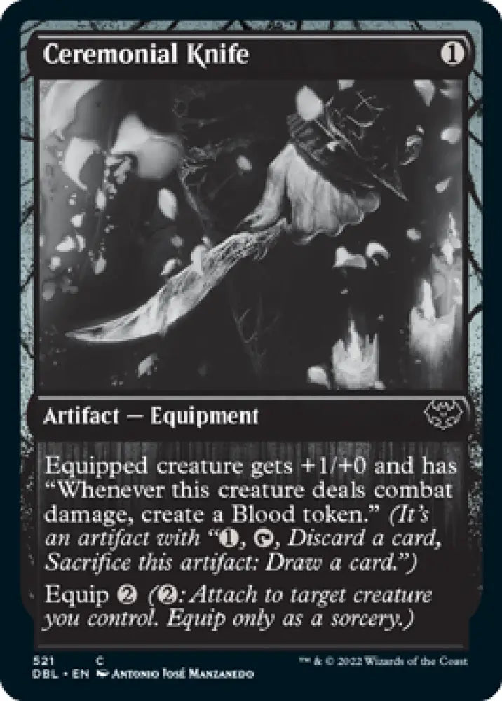 Ceremonial Knife [Innistrad: Double Feature] - MTG Single