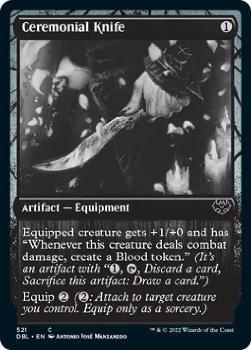 Ceremonial Knife [Innistrad: Double Feature] - MTG Single