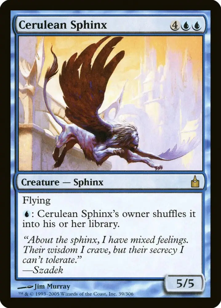Cerulean Sphinx [Ravnica: City of Guilds] - MTG Single