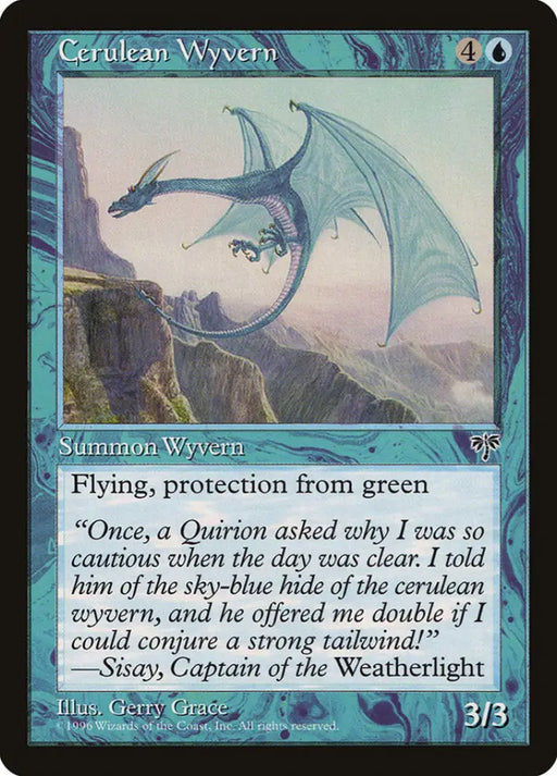 Cerulean Wyvern [Mirage] - MTG Single