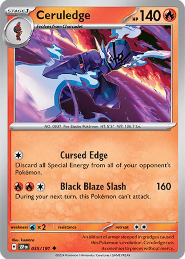 Ceruledge (035/191) [Scarlet & Violet: Surging Sparks] - Pokemon Single