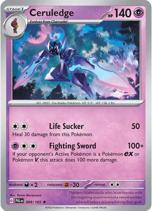 Ceruledge (098/193) [Scarlet & Violet: Paldea Evolved] - Pokemon Single
