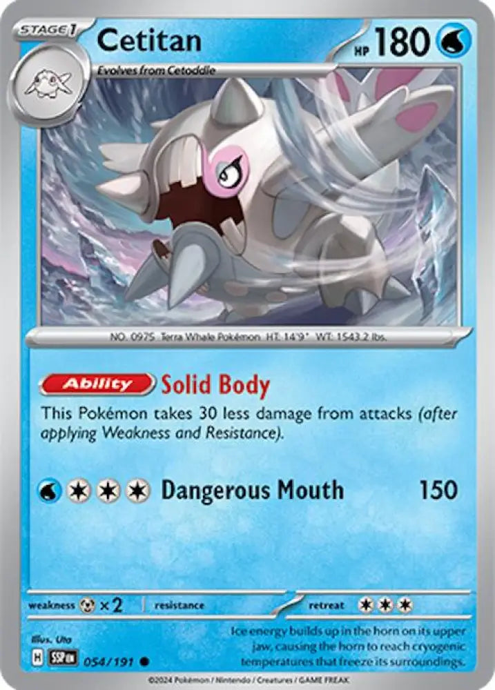 Cetitan (054/191) [Scarlet & Violet: Surging Sparks] - Pokemon Single