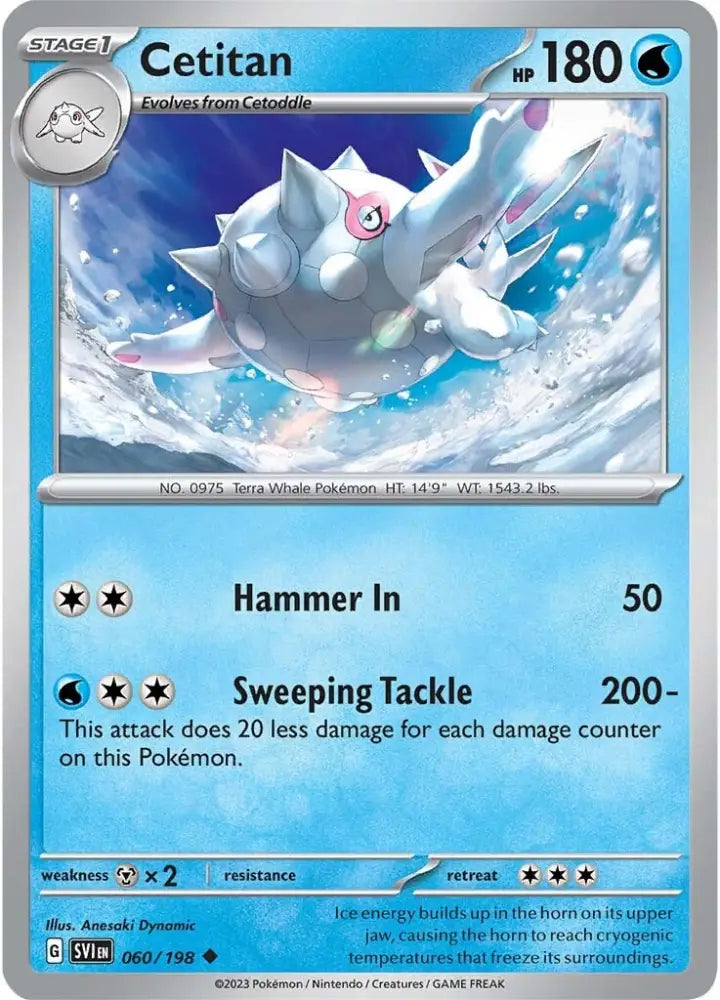 Cetitan (060/198) [Scarlet & Violet: Base Set] - Pokemon Single