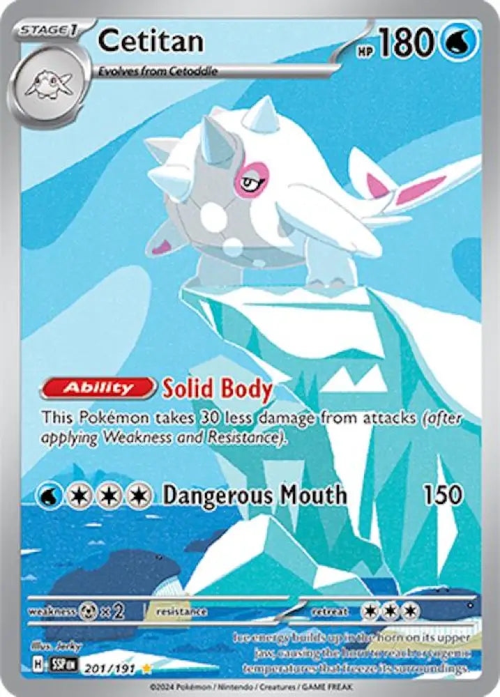 Cetitan (201/191) [Scarlet & Violet: Surging Sparks] - Pokemon Single