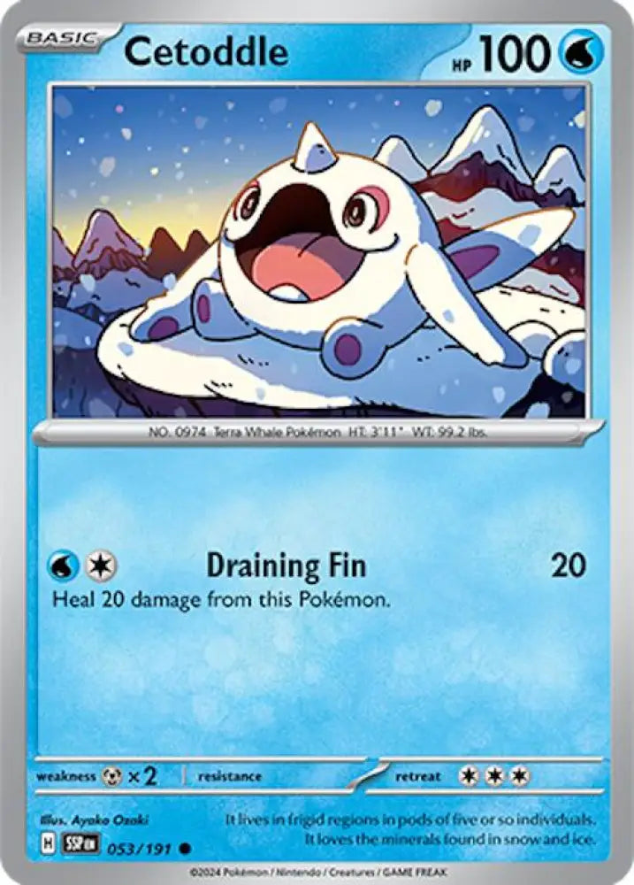 Cetoddle (053/191) [Scarlet & Violet: Surging Sparks] - Pokemon Single