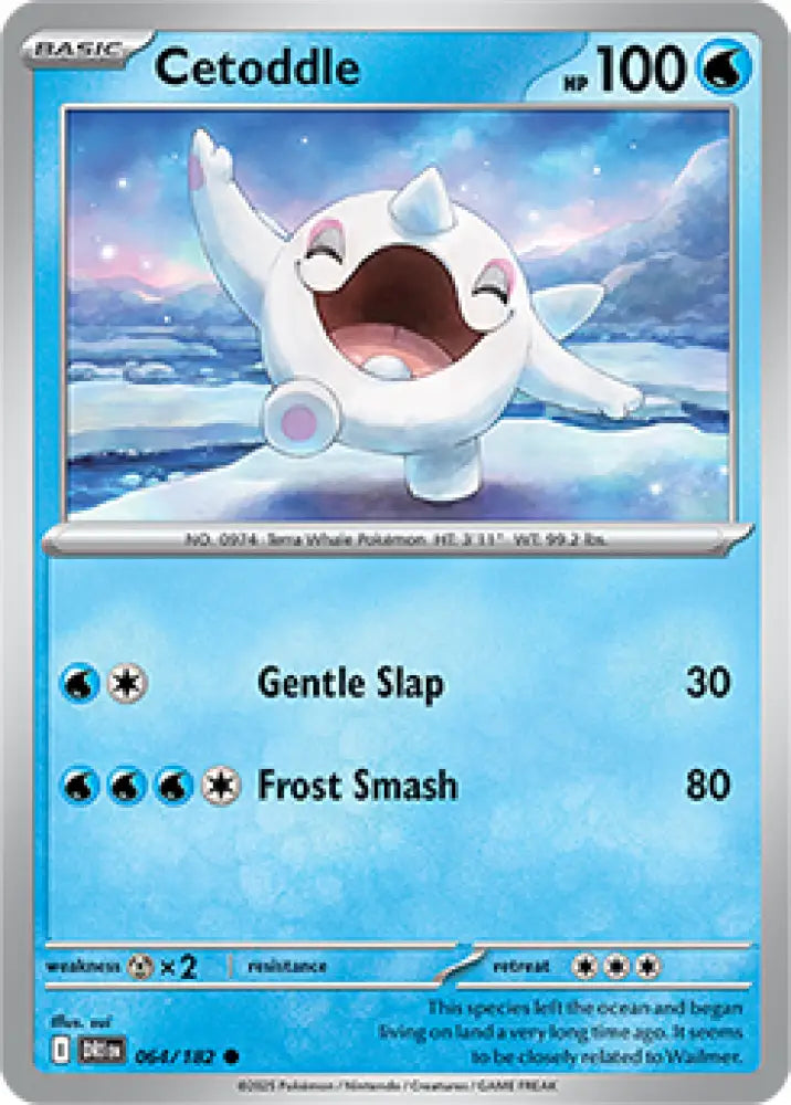 Cetoddle (064/182) [SV10: Destined Rivals] - Pokemon Single
