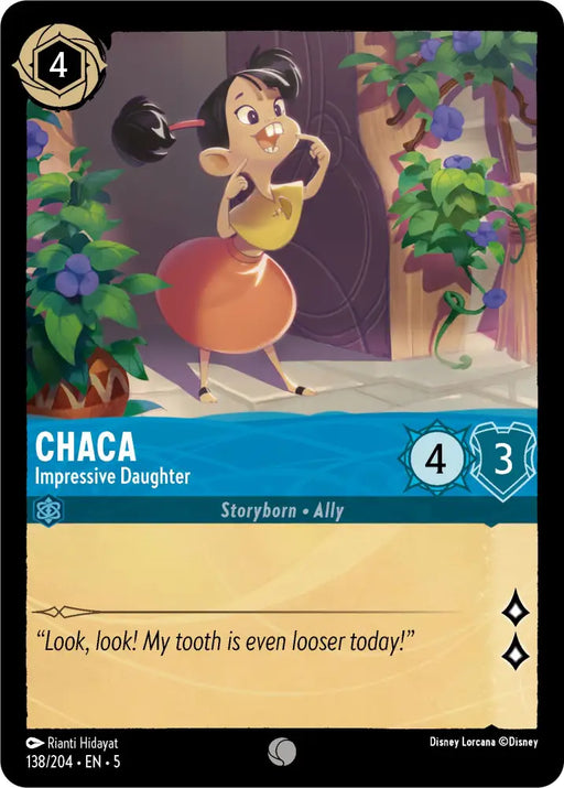 Chaca - Impresive Daughter (138/204) [Shimmering Skies] - Lorcana Single