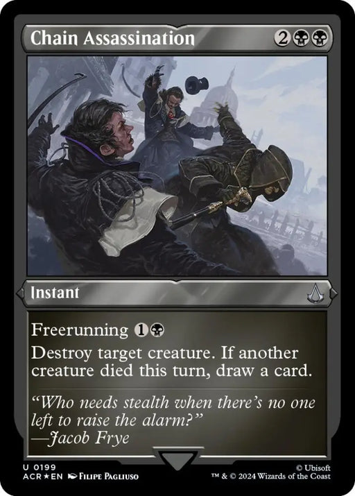 Chain Assassination (Foil Etched) [Assassin’s Creed] - MTG Single
