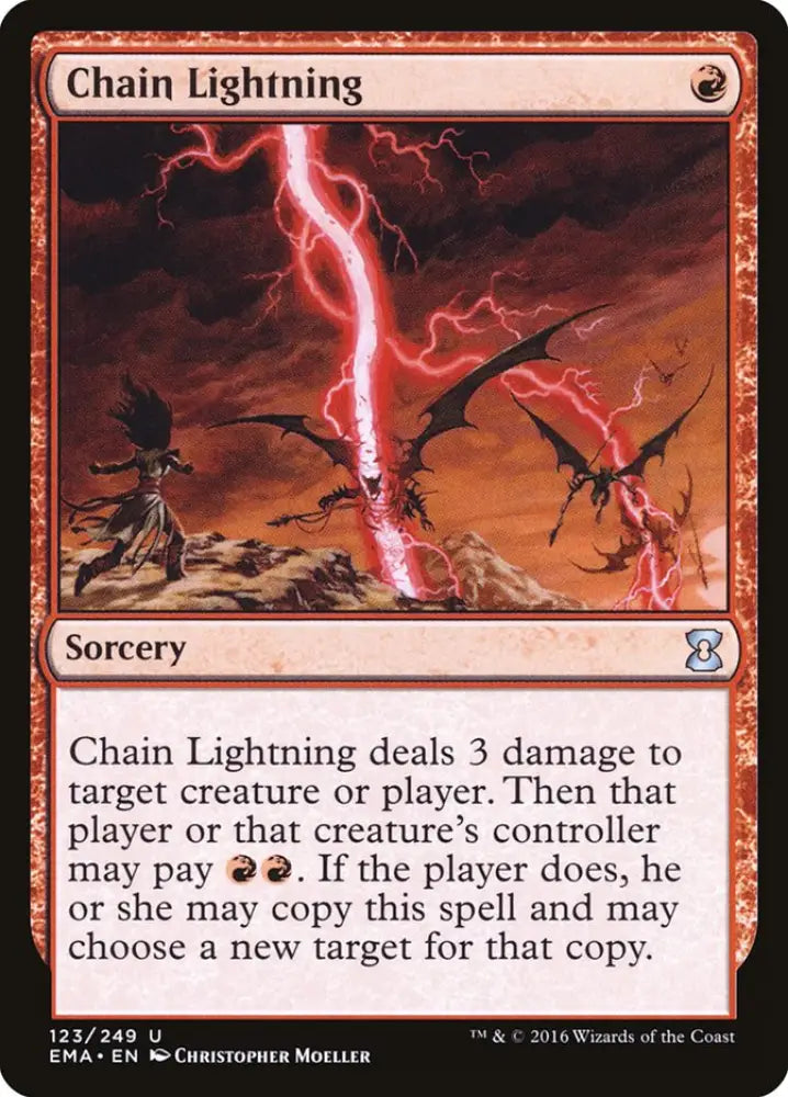 Chain Lightning [Eternal Masters] - MTG Single